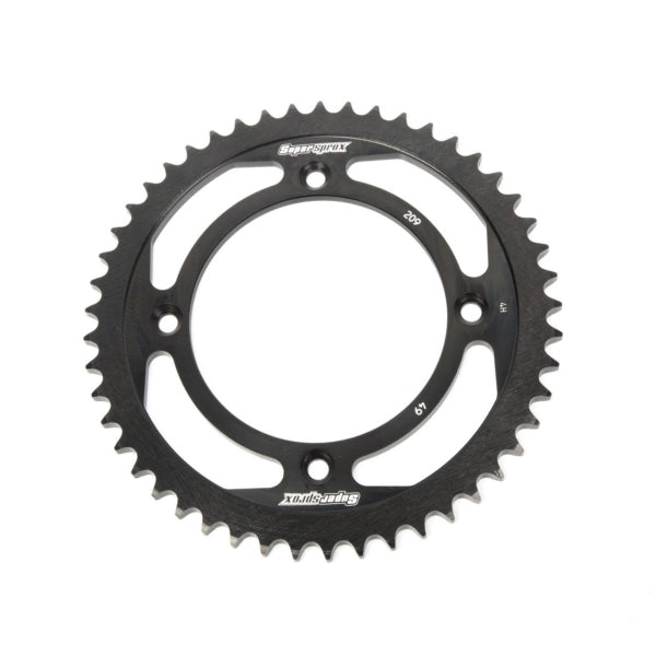 Supersprox-SPROCKET 49 Rear HONDA Black SUPERSPROX RFE-209-49-BLK