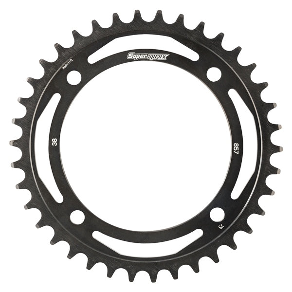 Supersprox-SPROCKET 38 Rear Yamaha Black SUPERSPROX RFE-857-38-BLK