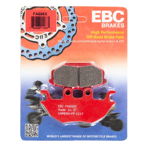EBC - "X" Carbon Graphite Brake Pad (FA686X)