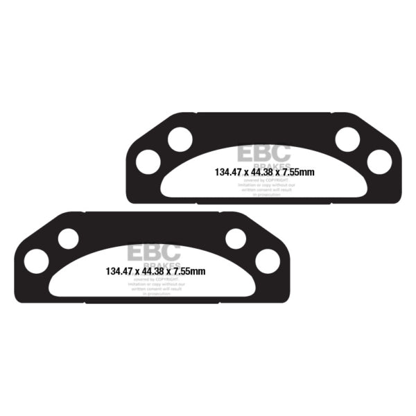 EBC - "X" Carbon Graphite Brake Pad/Shoes Standard Rear (FA659X)