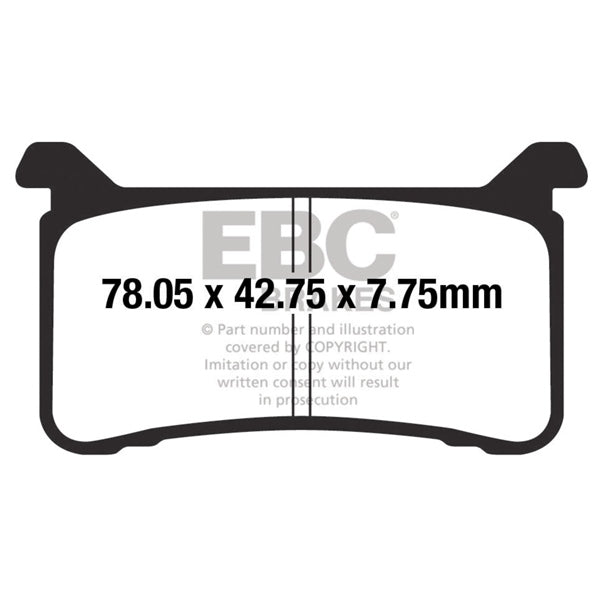 EBC - "GPFAX" Sintered Race Brake Pad Left/Right (GPFAX700HH)