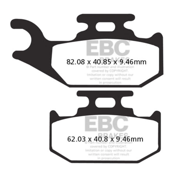 EBC - "SXR" Brake Pad (SXR317HH)