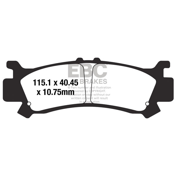 EBC - "SXR" Brake Pad (SXR701HH)
