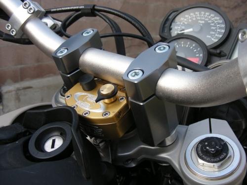 Scotts Performance - BMW 2013 F700 GS - Steering Stabilizer Kit - Sub-mount (DM-SUB-6504-27 & DS-SUB-6504-27)