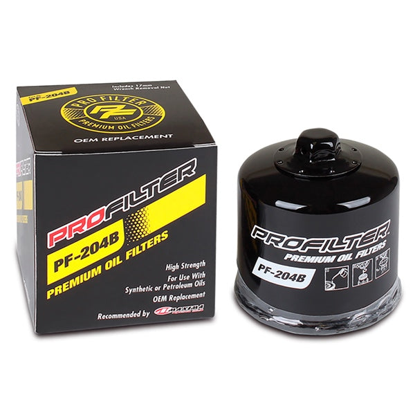 ProFilter - Premium Oil Filter for Arctic Cat, Harley Davidson - (PF-204B)