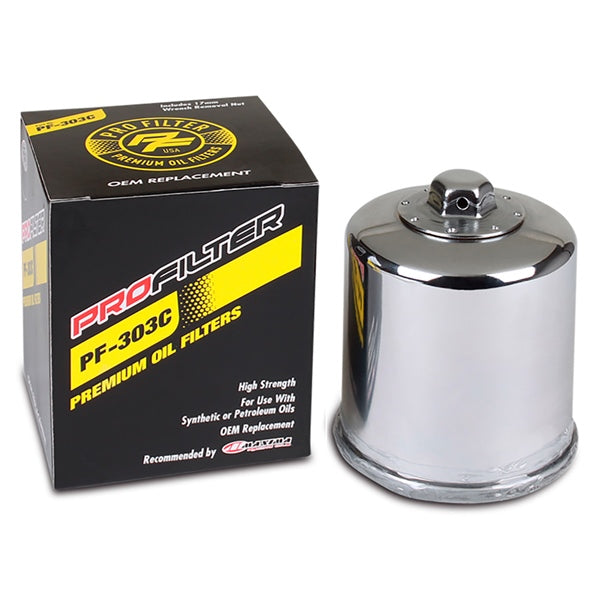 ProFilter - Premium Oil Filter for Honda, Kawasaki, Polaris and Yamaha - (PF-303C)