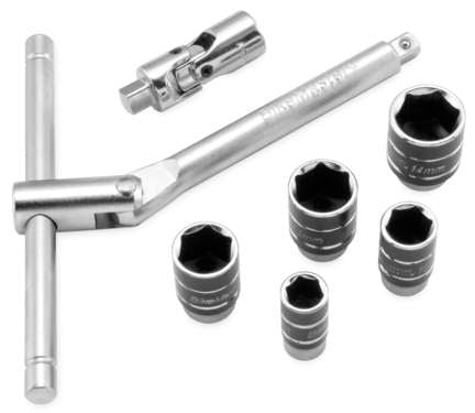 BikeMaster - 1/4" Compact Sliding and Folding T-Handle