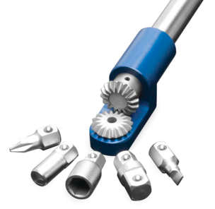 Motion Pro - 90 Degree 1/4" Hex Driver and Replacement Bits