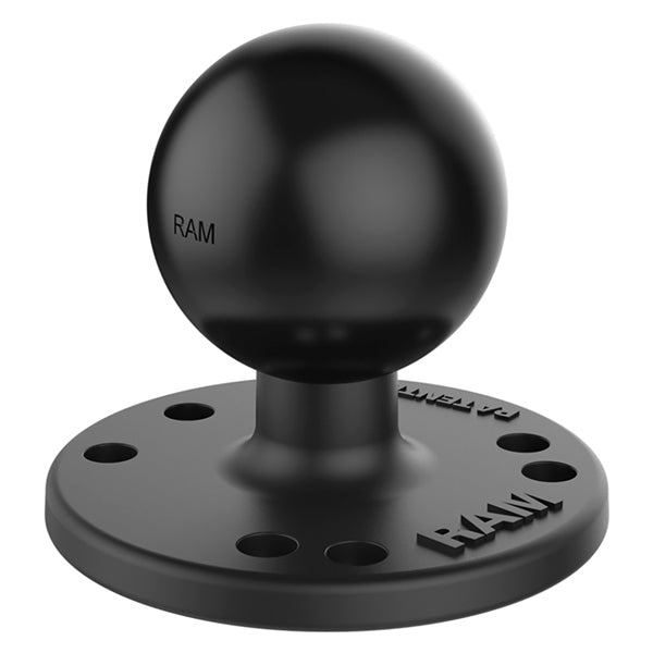 RamMount-RAM-202U Round Plate with ball