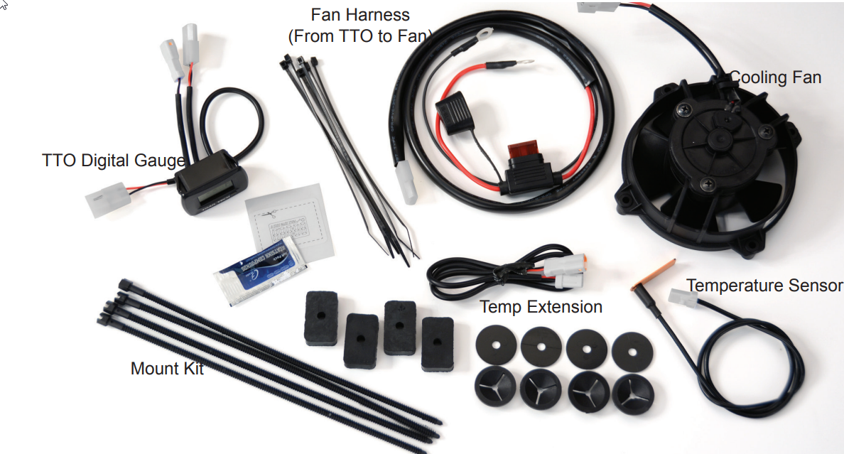 Trail Tech - Universal Radiator Fan Kit (732-FNA1)