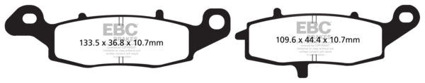 EBC - V-Pad Brake Pad - Rear (FA231/2V)