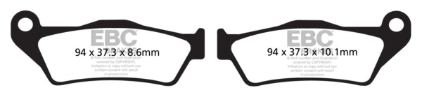 EBC - V-Pad Brake Pad - Rear (FA363V)