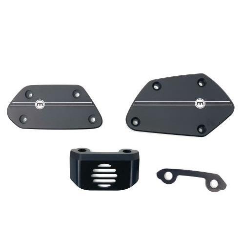 Magura - CNC Reservoir Cover Kit, Black, For BMW  Models