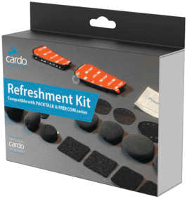Cardo - Refreshment Kit for Packtalk Edge, Bold ,Black, Custom and Freecom, Spirit Series