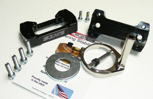 Scotts Performance - Top Mount Stabilizer Kit For KTM 450 XCF 2022 with HD Billet Lower Bar Cradle