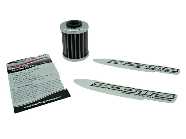 Scotts Performance - Stainless Steel Micronic Reusable Oil Filter for KTM and Husqvarna (2174)