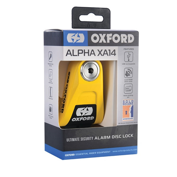 Oxford - Alpha XA14 Super Strong Alarm Disc Lock