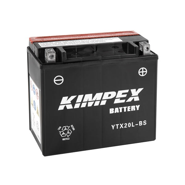 Kimpex - AGM Battery Maintenance Free (YTX20L-BS/HTX20L-BS)