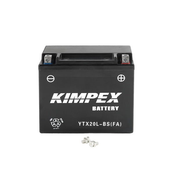 Kimpex - AGM Battery Maintenance Free Factory Activated (YTX20L(FA)/HTX20(L)-BS(FA))