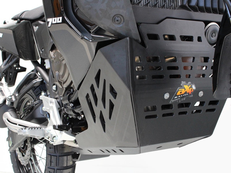AXP Racing - Skid Plate for Yamaha Tenere 700 WORLD RAID ( 2022+ ) with Linkage Guard - BLACK