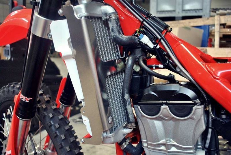 AXP Racing - Radiator Braces - Fits BETA 350RR / 390RR / 430RR / 480RR - 2015-2019 - Red Spacers