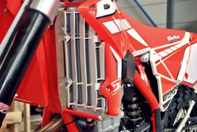 AXP Racing - Radiator Braces - Fits BETA 350RR / 390RR / 430RR / 480RR - 2015-2019 - Red Spacers