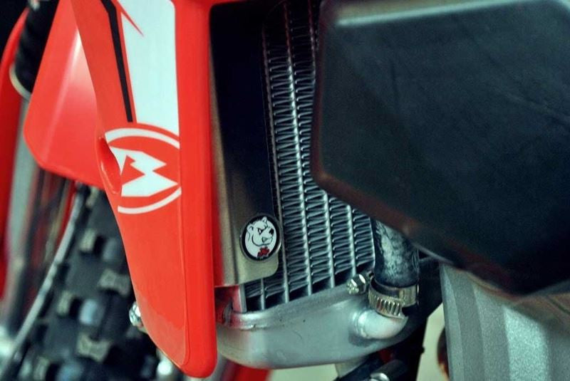 AXP Racing - Radiator Braces - Fits BETA 350RR / 390RR / 430RR / 480RR - 2015-2019 - Red Spacers