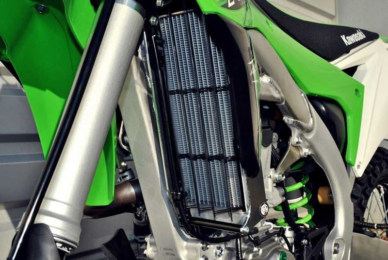 AXP Racing - Radiator Braces - Fits Kawasaki KX450F 2016 - 2018 - Black Spacers
