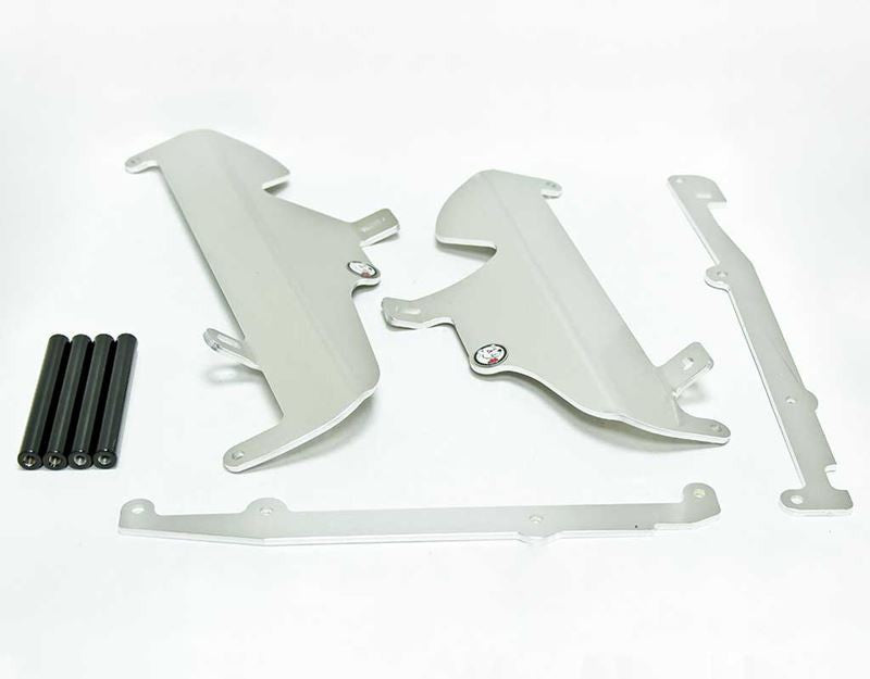 AXP - Radiator Braces - Fits Suzuki RMZ250 2016 - 2018 - Black Spacers