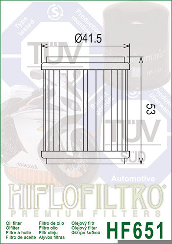 HiFlo - Oil Filter (HF651)