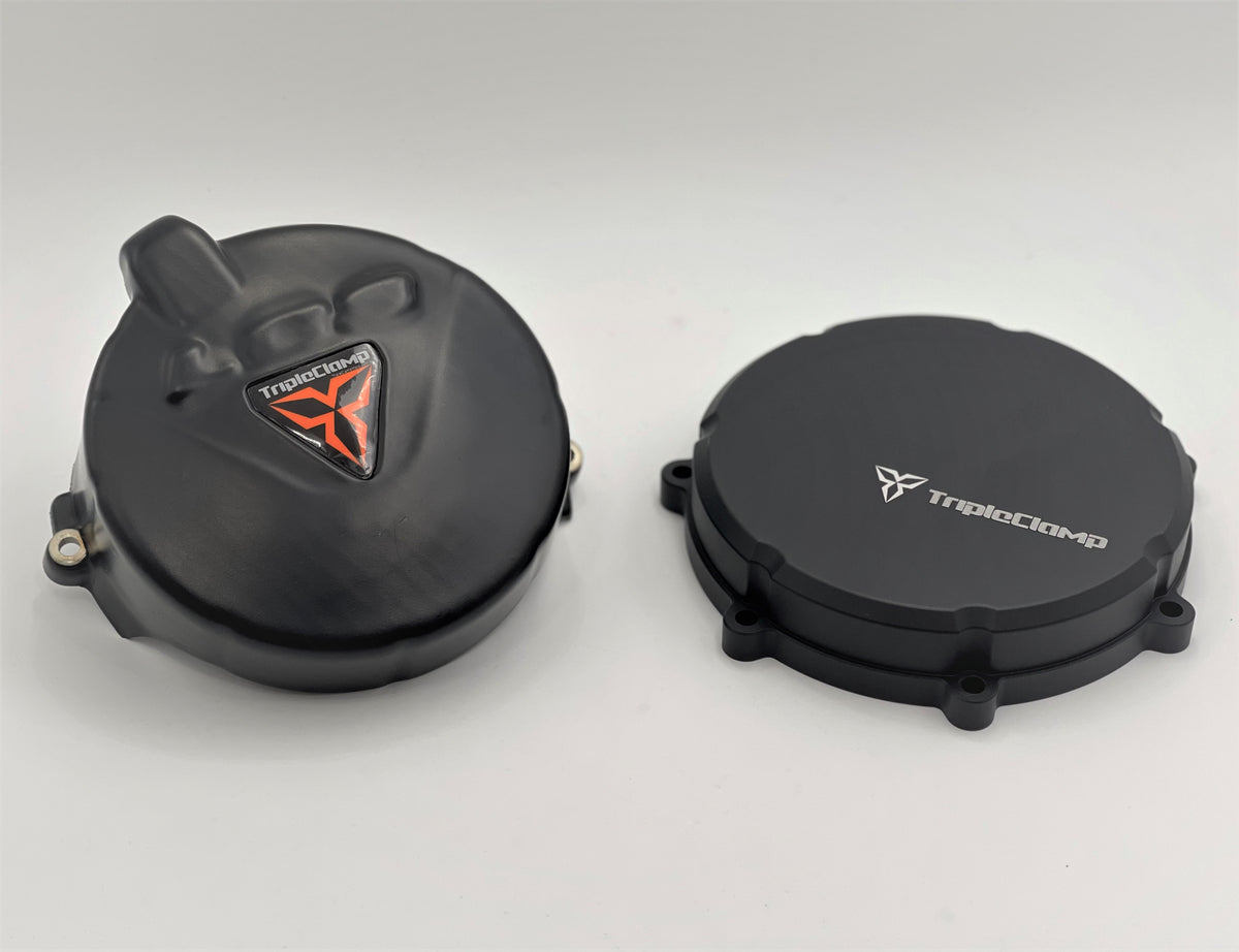KTM 950/990 ultimate Engine Covers set - Billet aluminum and HDPE