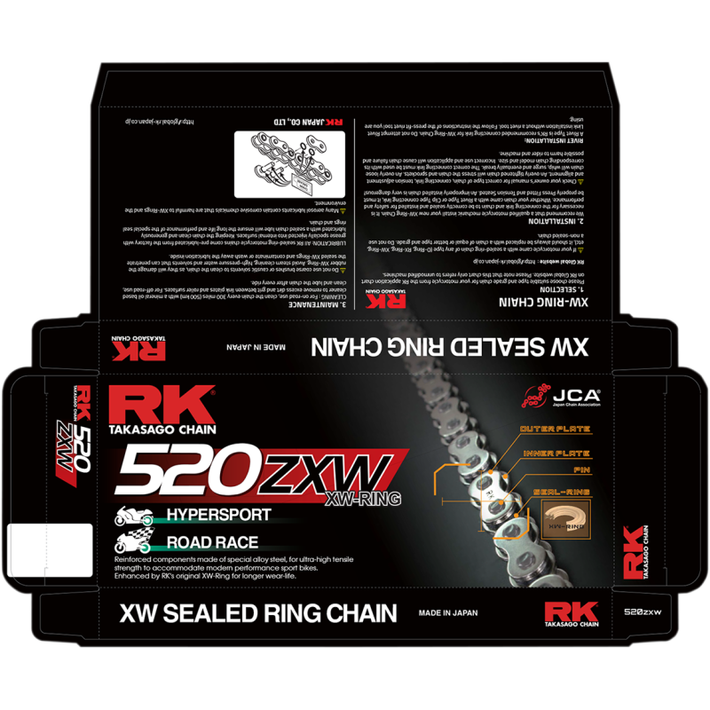 RKexcel - Hyper Performance XW-Ring Chain - 520 ZXW