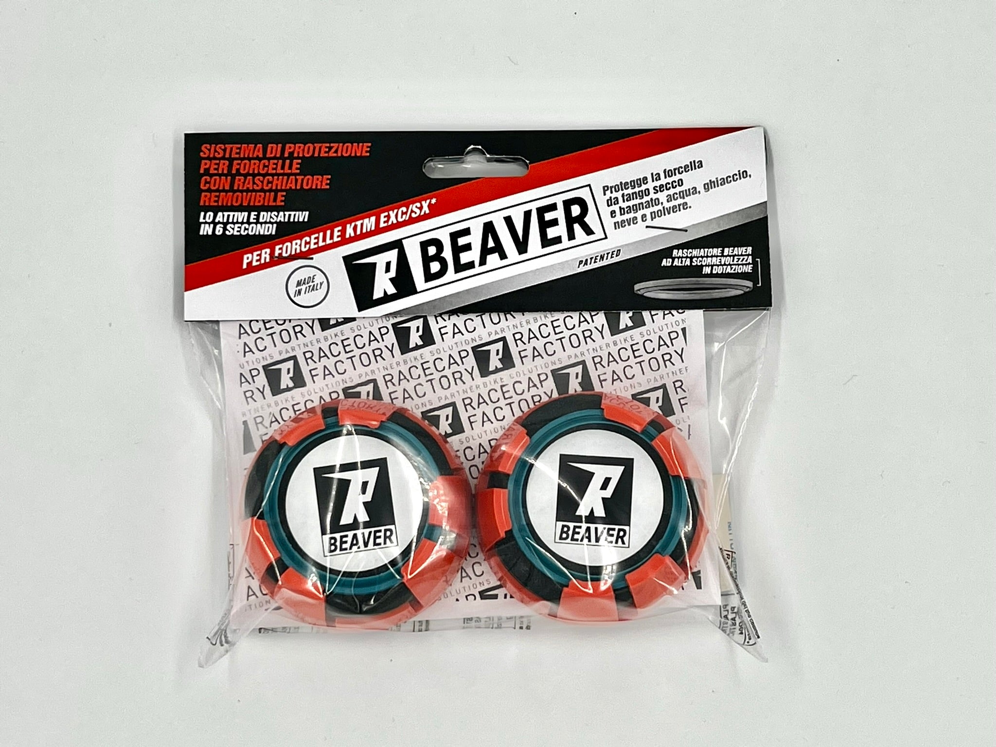 RaceCap - Beaver - Forks Mud Scraper for ALL WP 48mm Forks (No Cone Valve)
