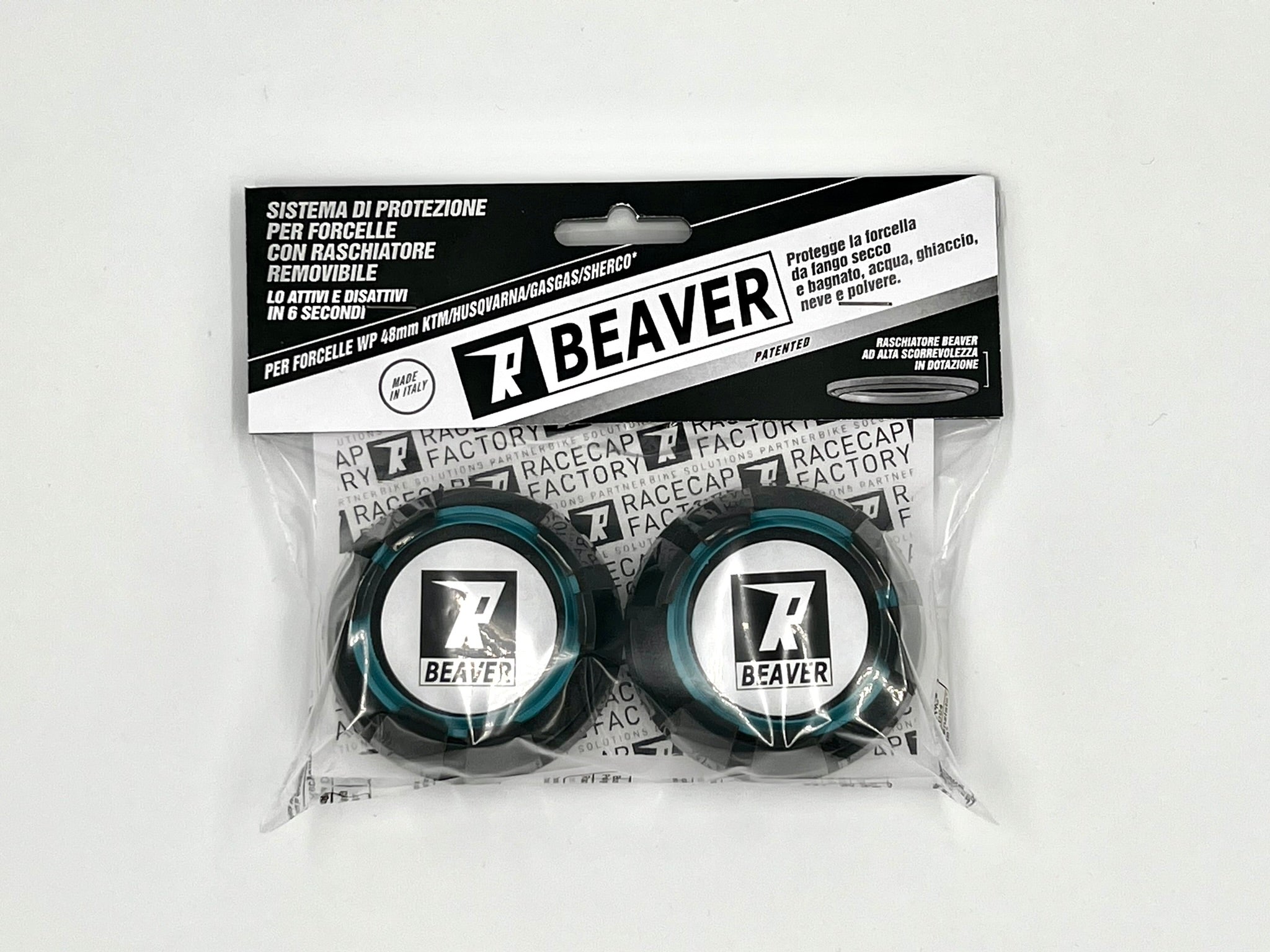 RaceCap - Beaver - Forks Mud Scraper for ALL WP 48mm Forks (No Cone Valve)