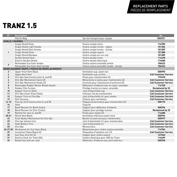 CKX - Tranz 1.5 AMS Modular Helmet