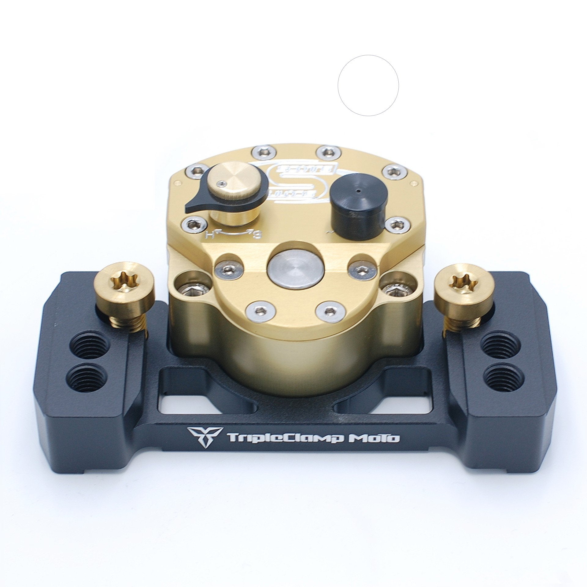 TripleClamp Moto v2.0 Scotts damper mount with wider grips for XTRIG PHDS
