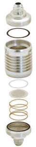 Golan - Large Inline Fuel Filter, 15.3 GPM