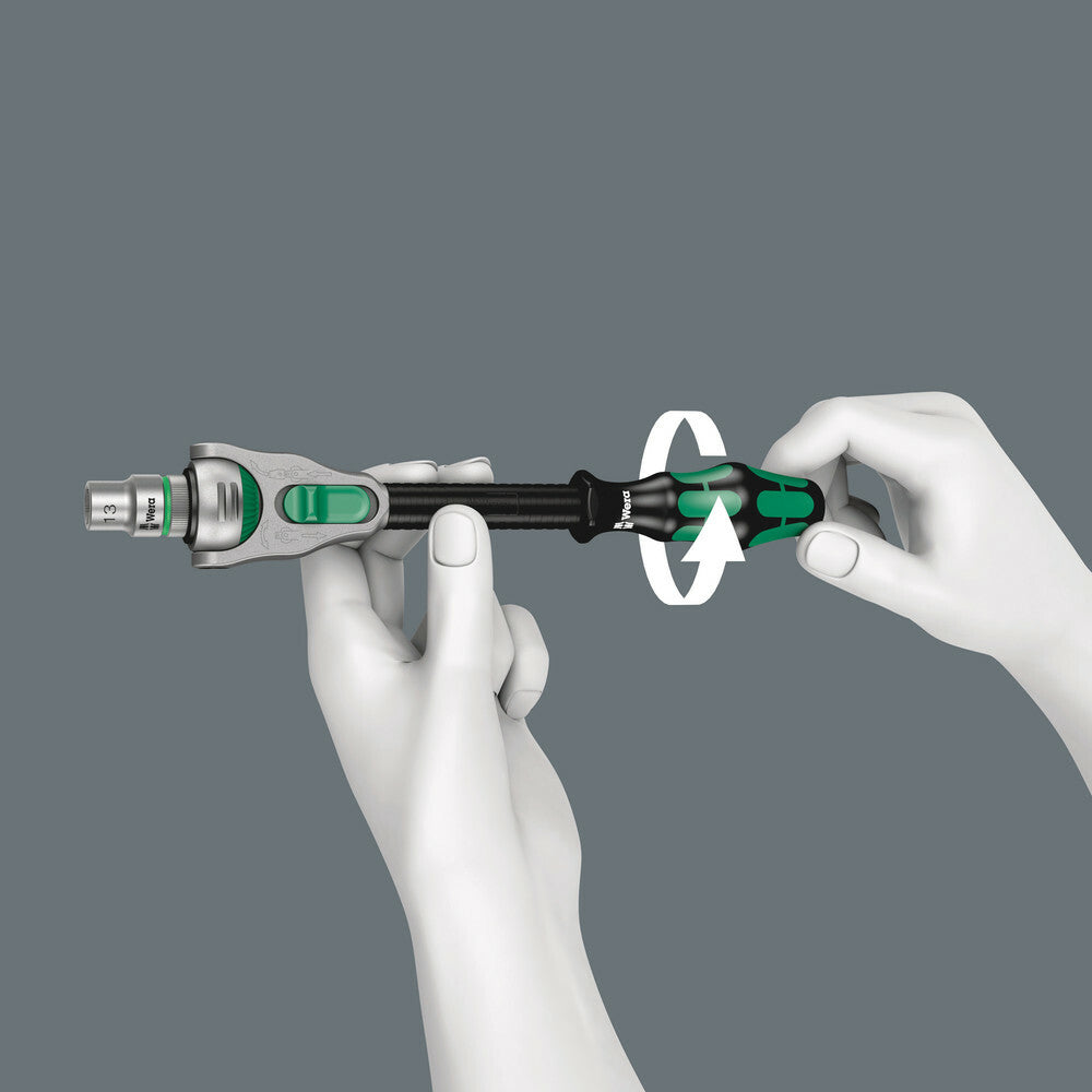 Wera Tools -  8100 Sa 6 Zyklop Speed Ratchet Set 1/4 28 Pcs Ratchet Set 1/4" Drive Metric - 05004016001