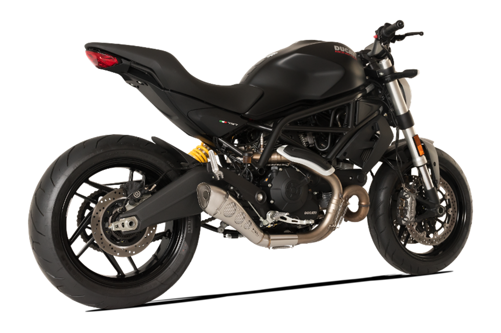 HPCorse - Hydroform Classic Satin Muffler for Ducati Monster 797