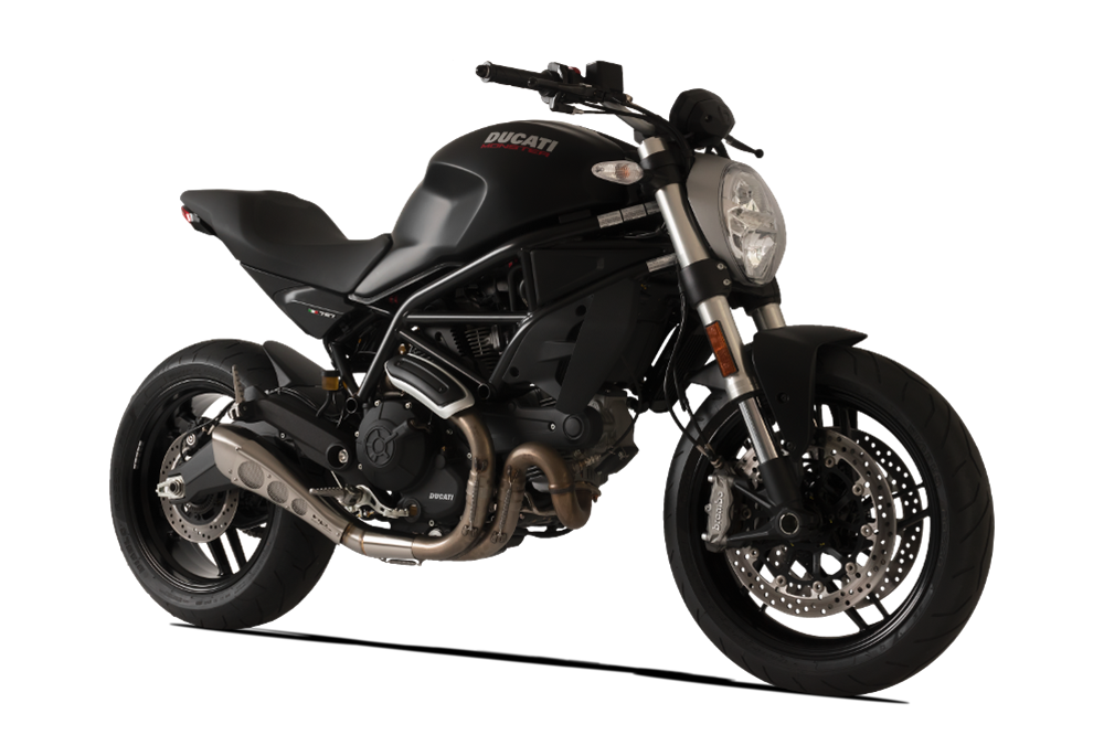 HPCorse - Hydroform Classic Satin Muffler for Ducati Monster 797