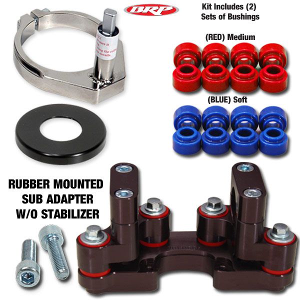 BRP - Rubber Mounted Kit Sub Mount for 2014-2015 Husqvarna FC 250/350/450 & TC 125/250 (901217-29-FCTC)