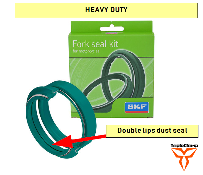 SKF -  Fork Oil/Dust Seal Kit MARZOCCHI 45 mm - Heavy Duty